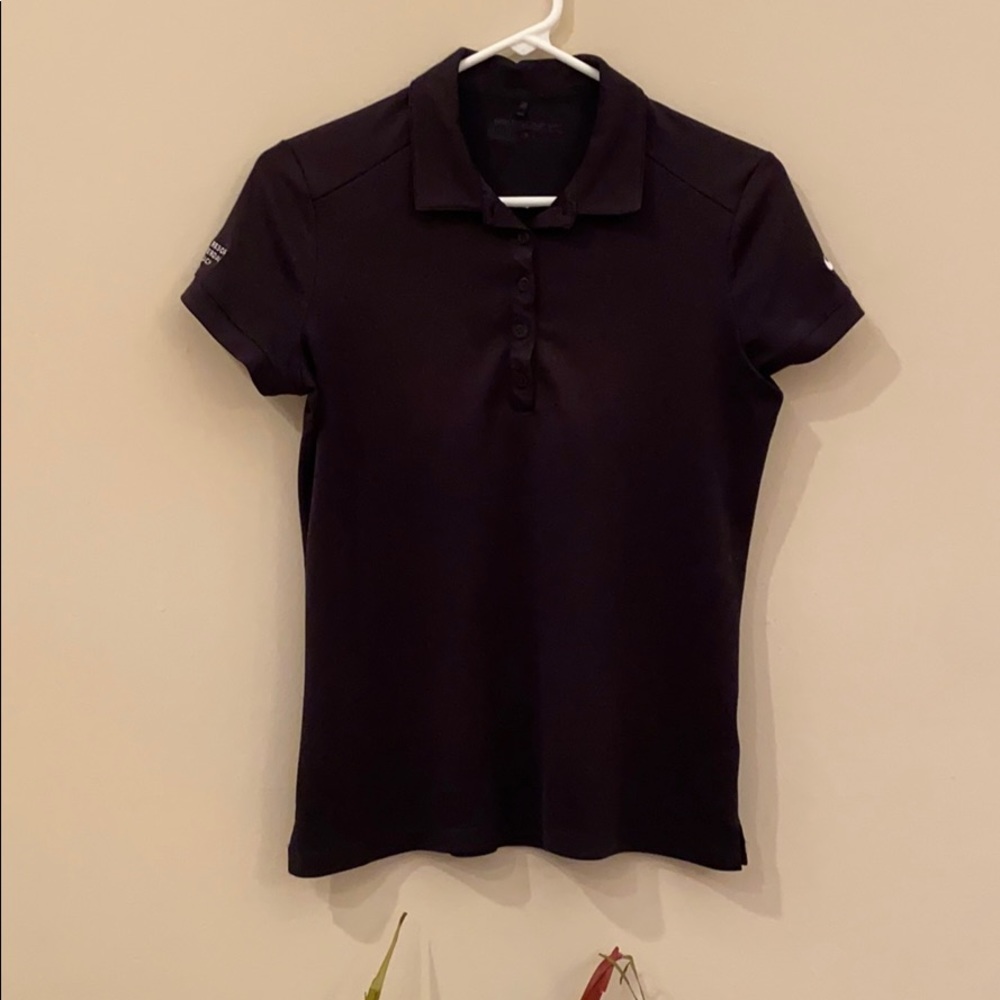 EUC Nike Golf Dri-fit Polo Black Sz Med